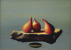 Three Figs - Oil on Panel -by Marlies Ihmels-Herget
