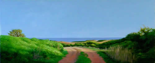 Early July - oil on linen - by Marlies Ihmels