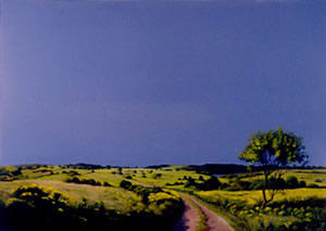 August - oil on linen - 2001 - by Marlies Ihmels
