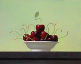 Cherries - oil on panel - 2004 - by Marlies Ihmels