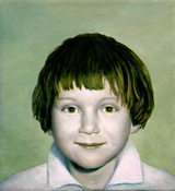 Marlies - oil on linen - 12 x 11 inches - by Marlies Ihmels