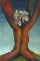 Dreamtime - oil on panel - 21 x 14 inches - by Marlies Ihmels